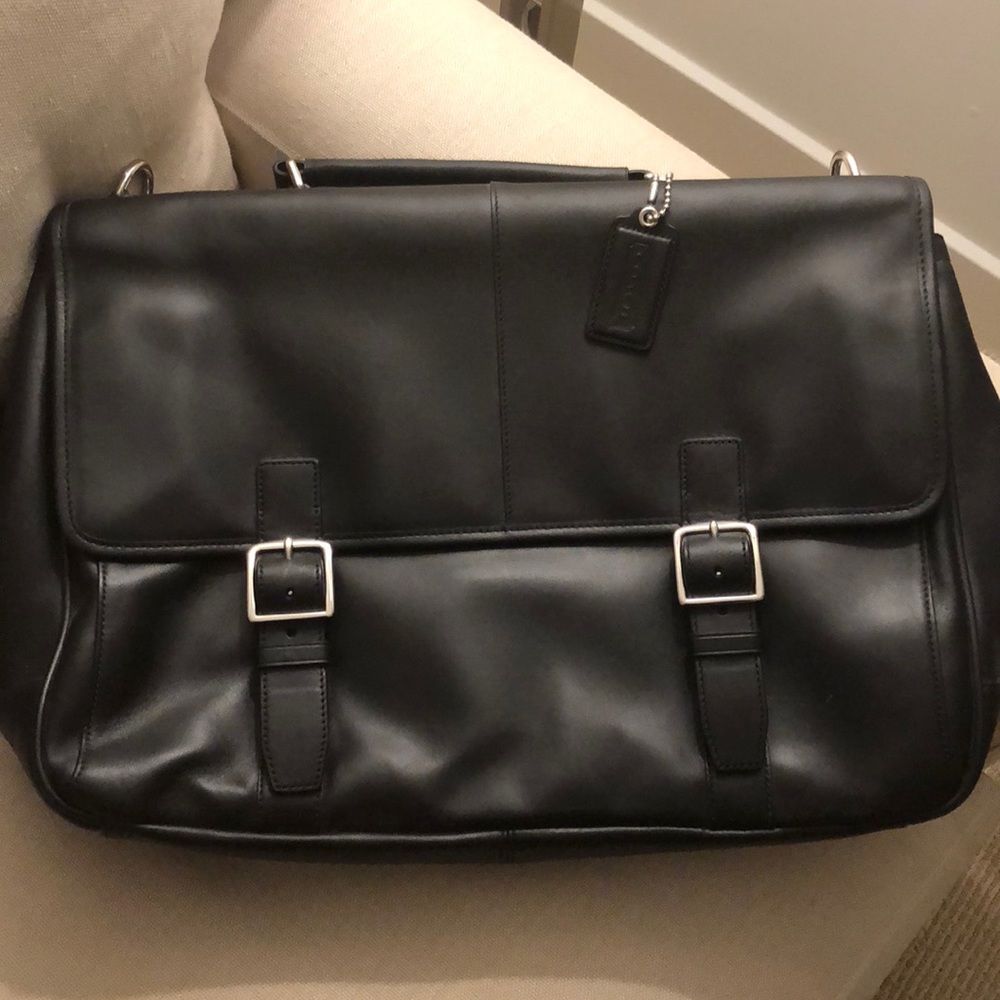 Coach Men’s Leather Briefcase